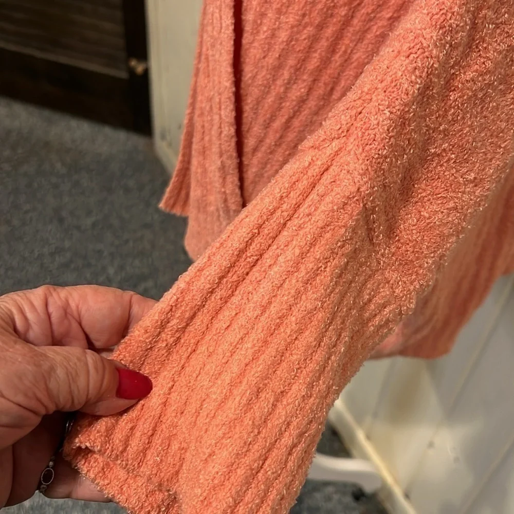 Barefoot Dreams Peach Dolman Shrug Size Large/Extra Large